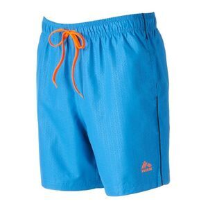 RBX Mens Embossed Print Swim Bottom Trunks, Blue, S, DM
